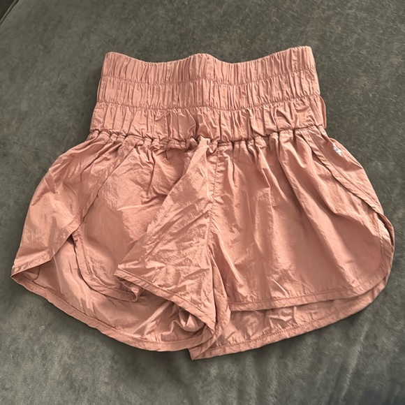 Free People Movement The Way Home nylon shorts. Color-Peruvian walnut. Size XS - Picture 1 of 9
